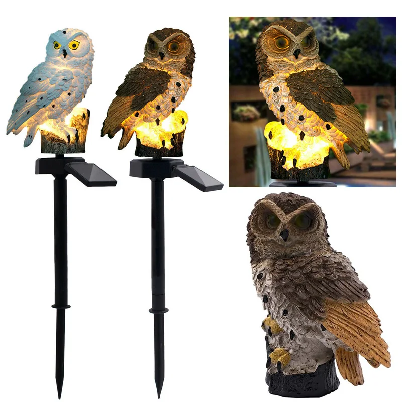 

Eco-Friendly Lawn Light Solar Light Sensor Owl Animal Torch Light Security Lamp Path Light Garden Spot Lamp Home Yard Lamp