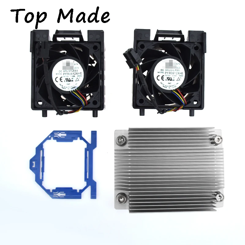 Для HP DL180 G9 ЦП Xeon Kit радиатор 773194 001 779091 & 2 вентилятора 773483