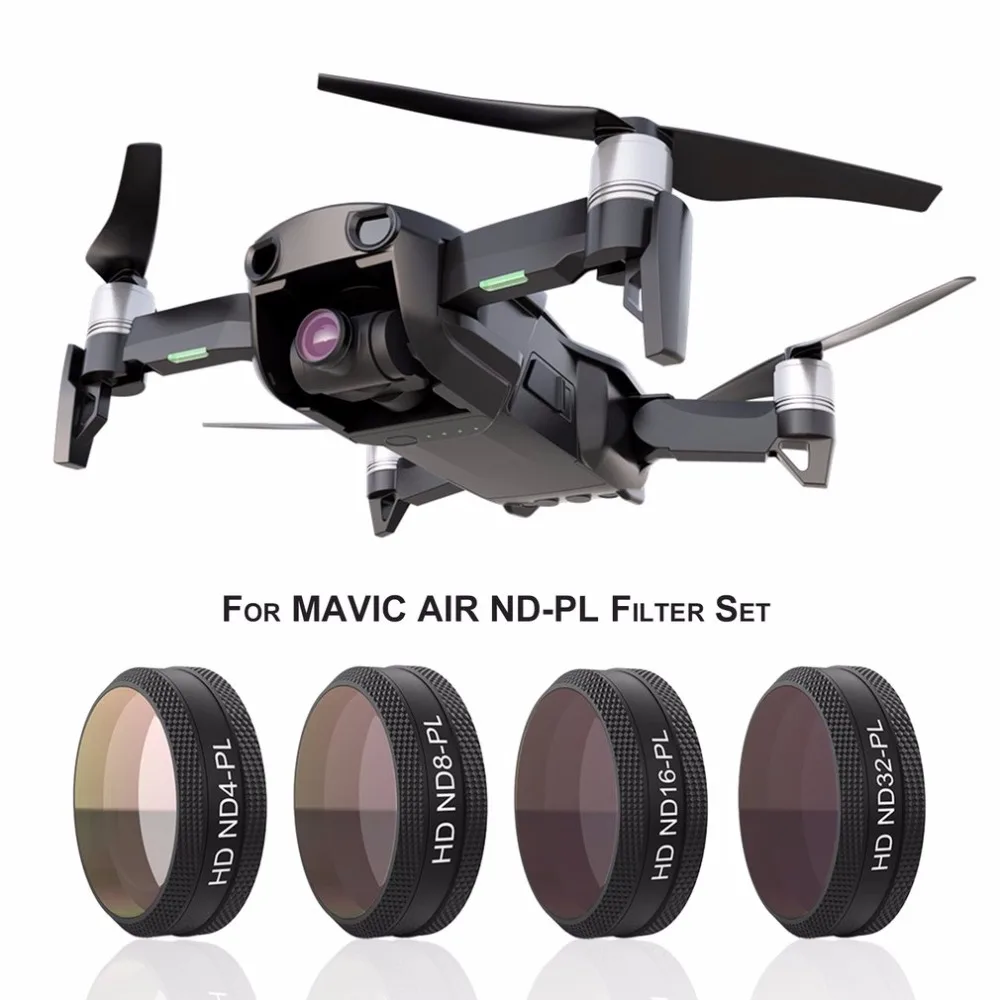 

PGYTECH ND-PL Camera Lens Filters Set Kit ND4-PL ND8-PL ND16-PL ND32-PL for DJI MAVIC AIR Drone DR2330