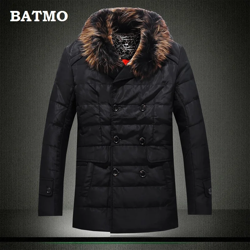 BATMO 2018 Новое поступление высокое качество зимние теплые 90% белые куртки на утином
