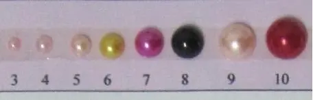 Смешанные цвета (8 мм, 100 шт/цвет/сумка, 10 мешков, всего 1000 шт) полуцветные красочные поделки жемчуг