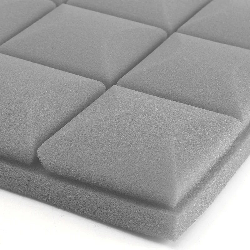 4x-500x500x50mm Soundproof Foam Panels Acoustic