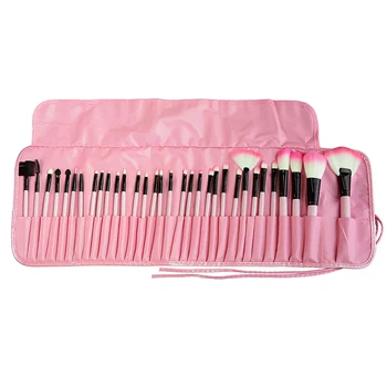 

New New Arrival Hot sale 32Pcs Makeup Brushes Professional Cosmetic Make Up foundation Brush Set The Best Quality PinkS9