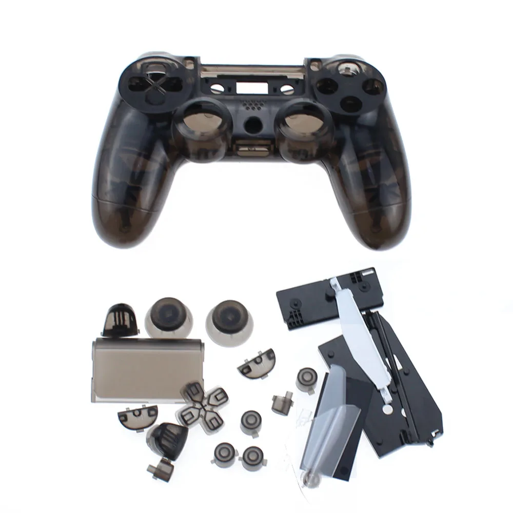 TingDong прозрачная запасная часть корпуса передняя оболочка часть контроллера протектор для playstation 4 PS4 контроллер