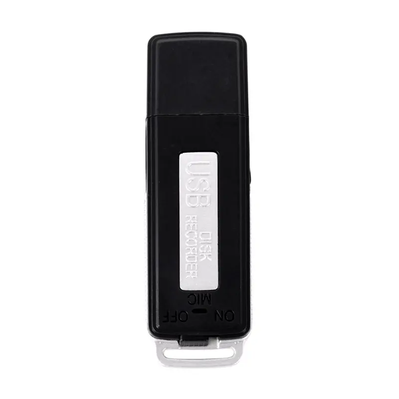 USB MEMORY STICK Portable Rechargeable 8GB 650Hr Digital Voice Recorder RECORD Pen Dictaphone black