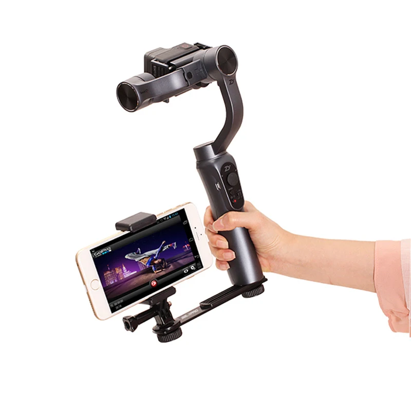 Pаспродажа Контроль Кардана свет телефон адаптер кронштейн для Zhiyun Smooth 4 Q DJI Осмо мобильный 2 Feiyu G5, Spg серии, Vimble C Smooth 3