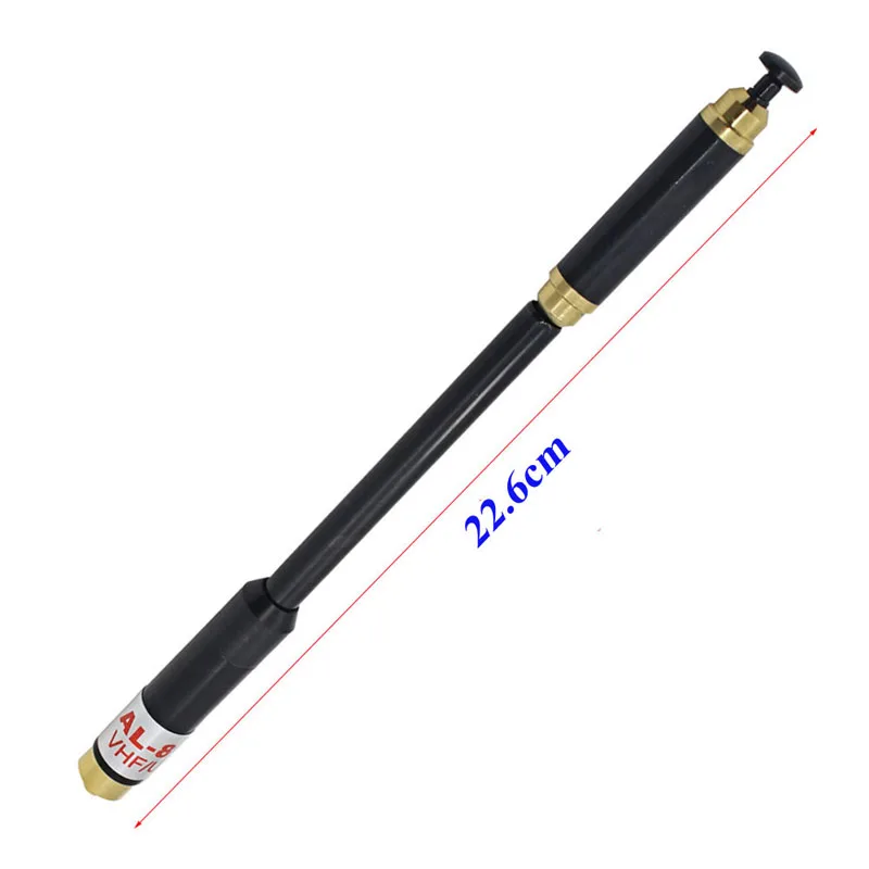 5pcs/lot AL-800 SMA-F Telescopic Antenna VHF/UHF 144/430MHz for Baofeng Walkie Talkie Two Way Radio UV-5R UV-5RA UV-B5 UV-82 5pcs/lot AL-800 SMA-F Telescopic Antenna VHF/UHF 144/430MHz for Baofeng Walkie Talkie Two Way Radio UV-5R UV-5RA UV-B5 UV-82