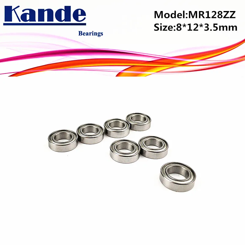 Kande подшипники 10 шт. ABEC-5 MR128ZZ 8x12x3 5 + ABEC-5MR84ZZ миниатюрный шарикоподшипник |