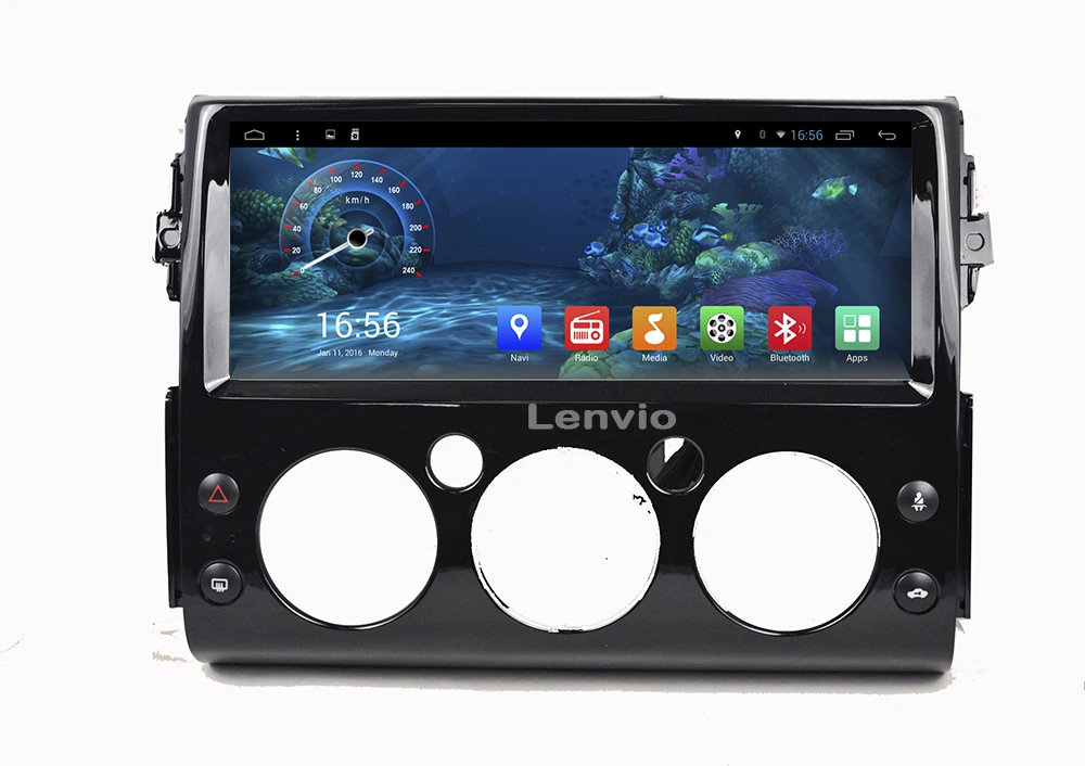 Lenvio 12,3 "ips Восьмиядерный ОЗУ 2 ГБ Android 7,1 автомобиль DVD gps плеер для Toyota FJ Cruiser 2007 2008 2009 2010 2011 2012-2016 радио