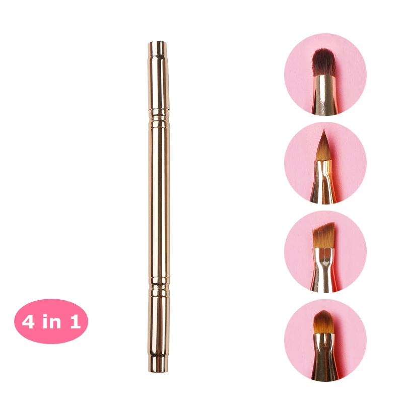 retractable eyebrow brush