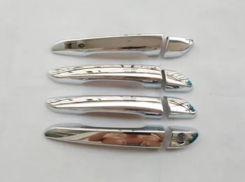 

For Car Styling Door Handle Cover For Hyundai Tucson TL 2015 2016 ABS Chrome Car Sticker Auto Accessories Free Shipping