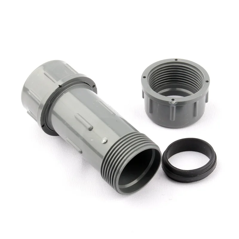32mm (1inch) Female Thread PVC Straight Connector Pipe Joint Garden