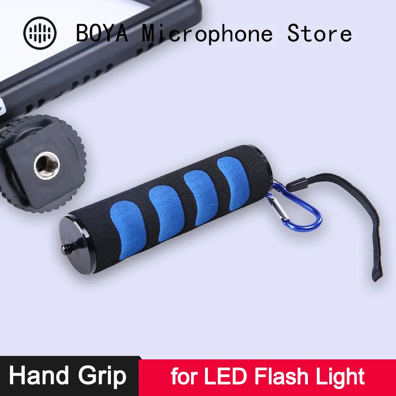 

Non-Slip Handheld Sponge Handle Bar Stabilizer 1/4" Screw Holder for Photography Studio Video LED Light Hand Grip Selfie Stick