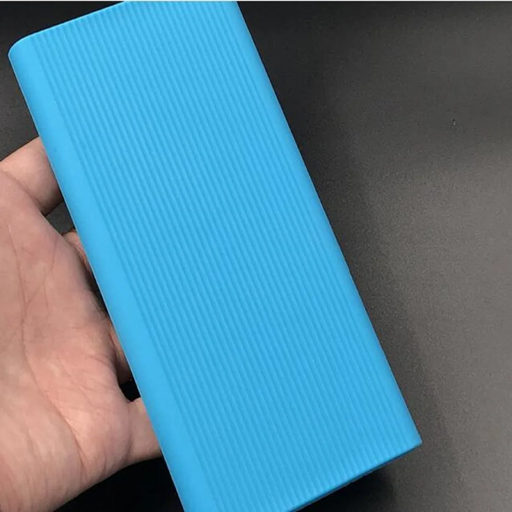 Силиконовый защитный чехол, чехол для нового Xiao mi power Bank 2, 10000 мА/ч, два порта usb power bank