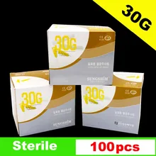 100 шт, 30 г* 4 мм, 30 г* 13 мм, 30 г* 25 мм шприцы с иглами