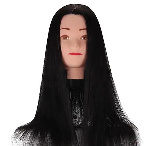 

New Practice Training Head Human Long Hair Model Hairdressing Mannequin Doll