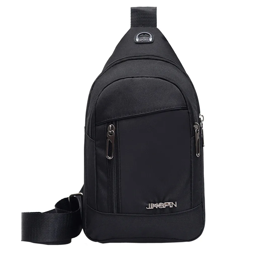 

2019 New Men Shoulder Bag Neutral Outdoor Sports Cloth Oxford Men Messenger Bag Shoulder Bag Chest Waist Bag