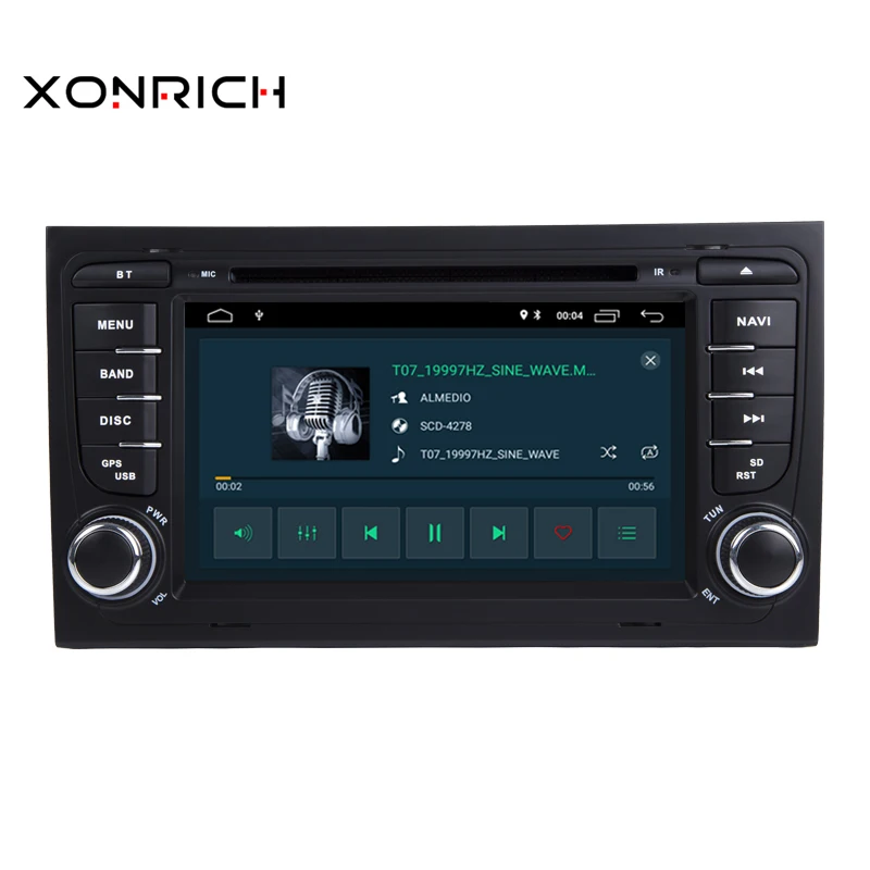 Sale 2 Din Android Car Stereo Car Multimedia Player for Audi 2010 A4 S4 B6 B7 RS4 8E 8H 8F B9 Seat Exeo GPS DVD AutoRadio BT 2