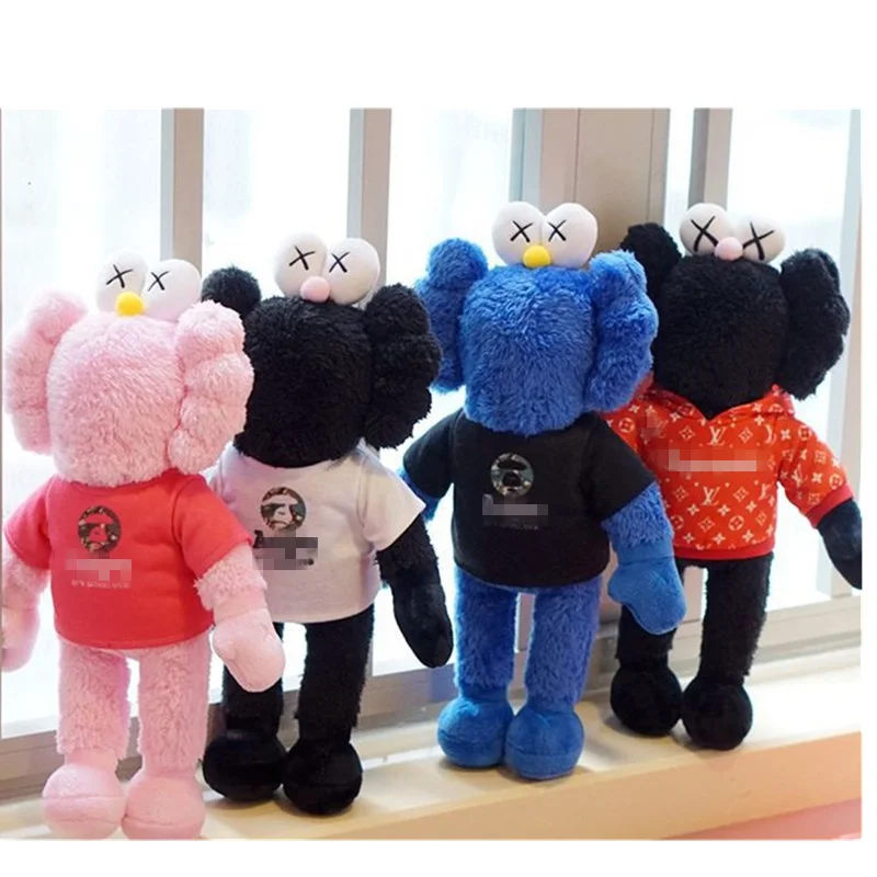 

13'' KAWS Sesame Street BFF OriginalFake Street Art Brian Plush Doll Action Figure Collectible Model Toy 30CM P1261