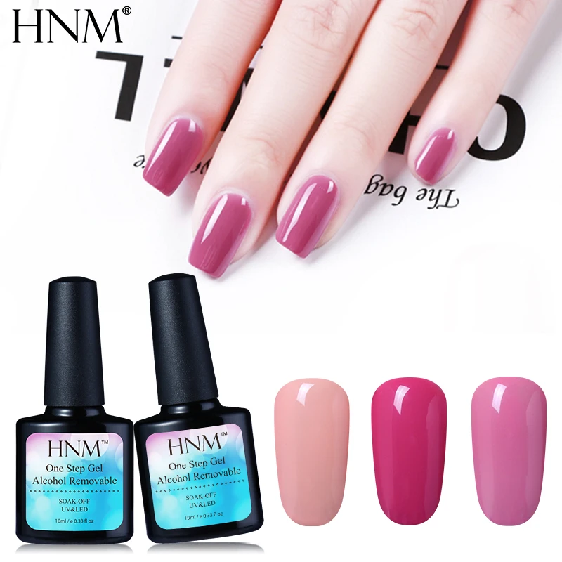 HNM10ML3in1NailPolishOneStepNailVarnishSoakOffHybridPaint