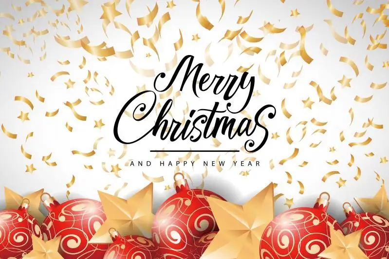 

Laeacco Merry Christmas Happy New Year Ball Ribbon Party Poster Photo Backdrops Photography Backgrounds Photocall Photo Studio