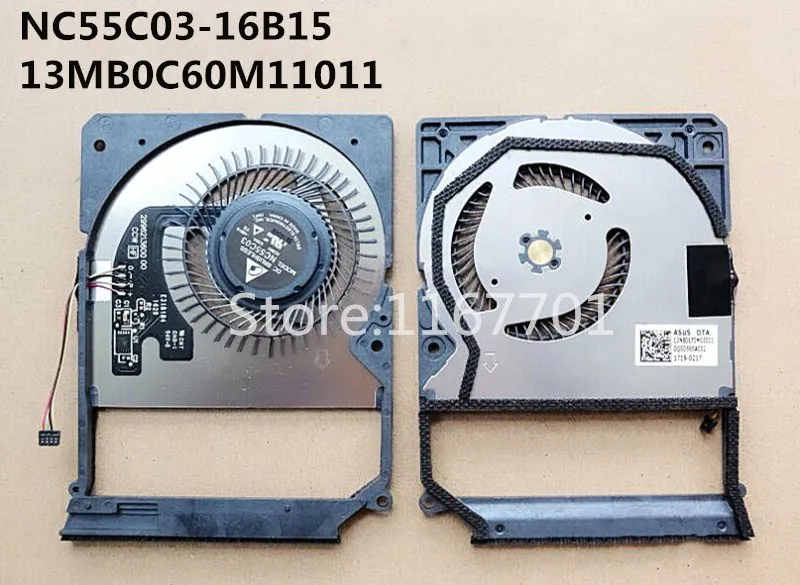 

Original Laptop/Notebook CPU Cooling Fan For ASUS TP303 T303U T303UA T304 T304UA NC55C03-16B15 13MB0C60M11011