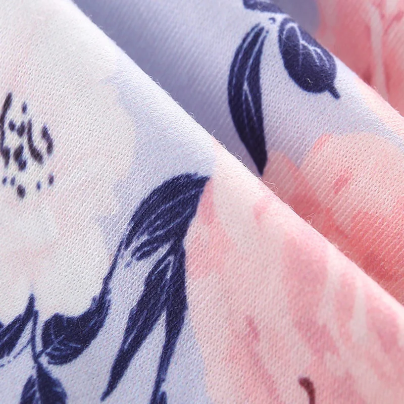 Tem Doge/комплекты одежды для малышей комплект одежды из 2 предметов для новорожденных девочек, розовая блузка Топ с оборками+ штаны с цветочным рисунком Милая одежда для маленьких девочек