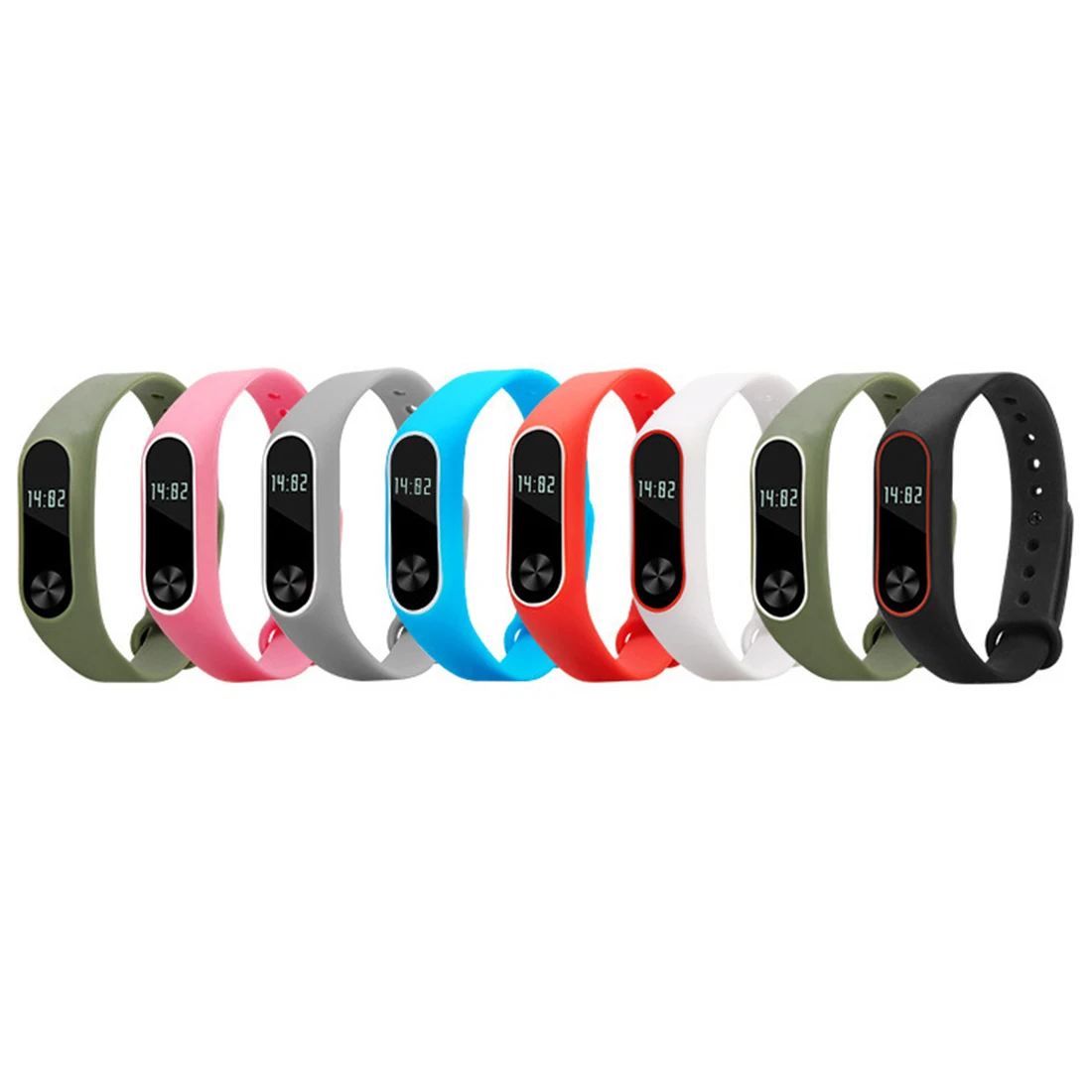 

Double Color Mi Band 2 Accessories Pulseira Miband 2 Strap Replacement Silicone Wriststrap For Xiaomi Mi2 Smart Bracelet