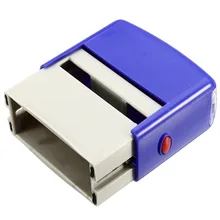 1 шт. заказной индивидуальный самостоятельный чернильный резиновый комплект печатей Бизнес Имя Адрес DIY UYT магазин