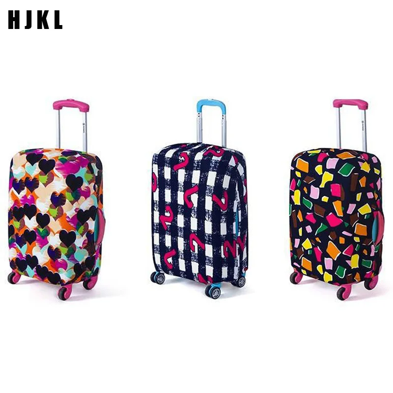 

Travel Accessories Luggage Cover Suitcase Protection Baggage Dust Cover Stretch Fabrics Trunk Set Cases for