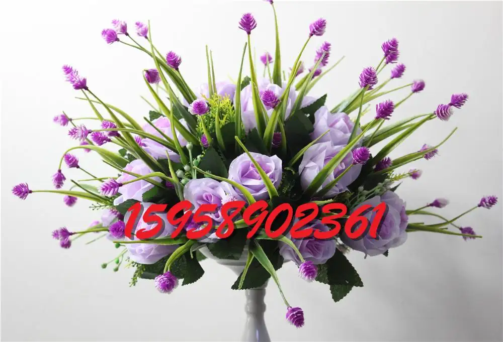 

SPR 2016 NEW!!Free shipping!10pcs/lot wedding road lead artificial flowers wedding table centerpiece flower balls decorations