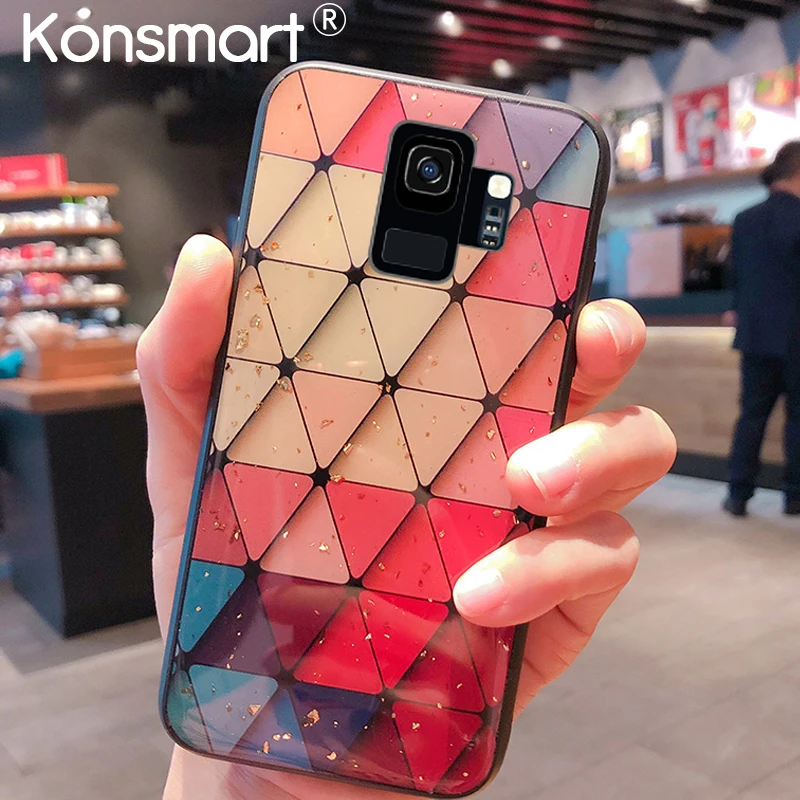 

Luxury Phone Case For Samsung s9 s8 plus Bling Rubber Soft back Case for Samsung Note 9 8 s9+ s8+ TPU Silicone Phone Cover