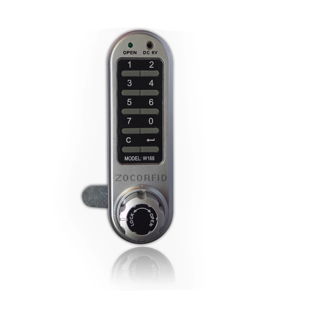 Silver Digital Electronic Password Keypad Number Code Locks