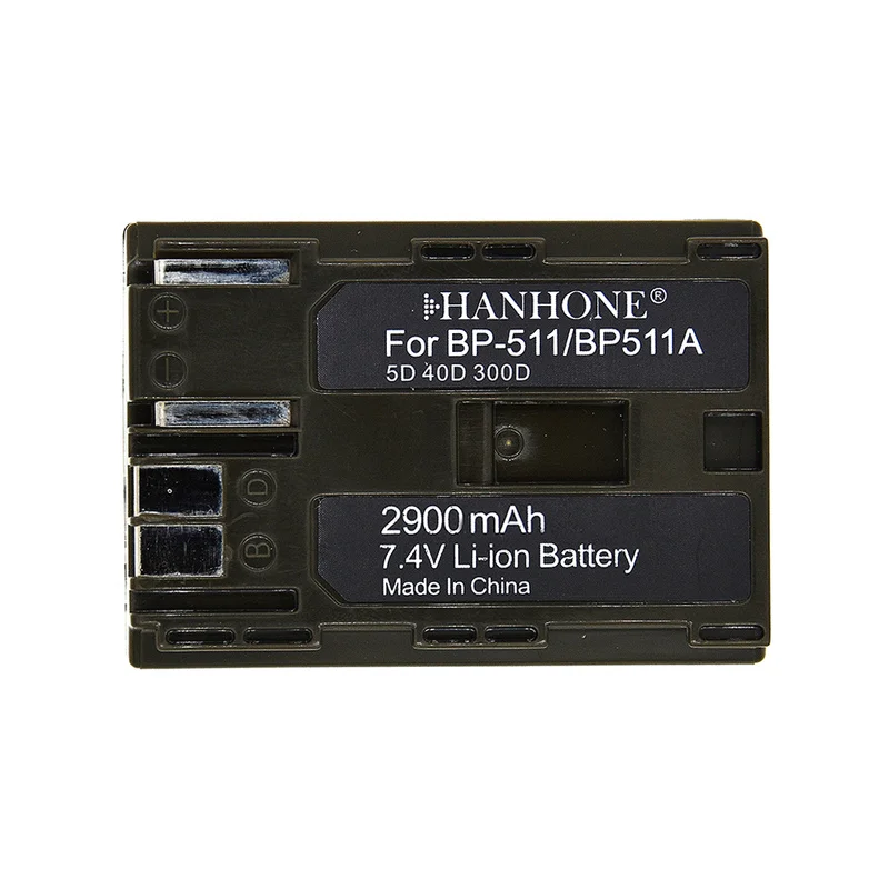 2900 Mah BP-511 Батарея BP511A для Canon EOS 40D Батарея 300D 5D 20D 30D 50D 10D D60 G6 G5 G3 G2 G1 MV300 цифровой Камера Батарея