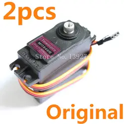 2 шт. оригинальный TowerPro MG946R Servo цифровой Digi высокий крутящий момент 13 кг металлический Шестерни 55 г обновления MG945 для RC робот автомобиль