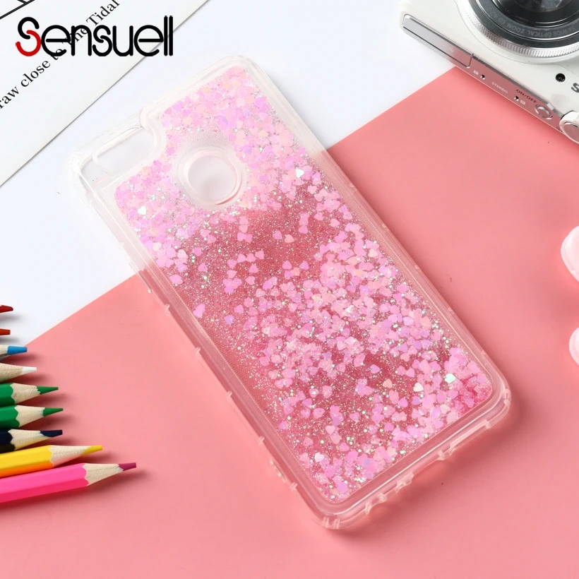 

SENSUELL Case For OPPO F5 Case F3 A37 A59 A57 A73 R11 Plus A39 A77 Vivo X20 X21 X6 X7 X9 Y51 Y55 Y67 Y75 Y79 Glitter Back Cover
