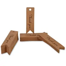 "Спасибо" свадебный подарок сообщение тега подарок тег осень, открытки ручной работы этикетка пеньковые веревки включены