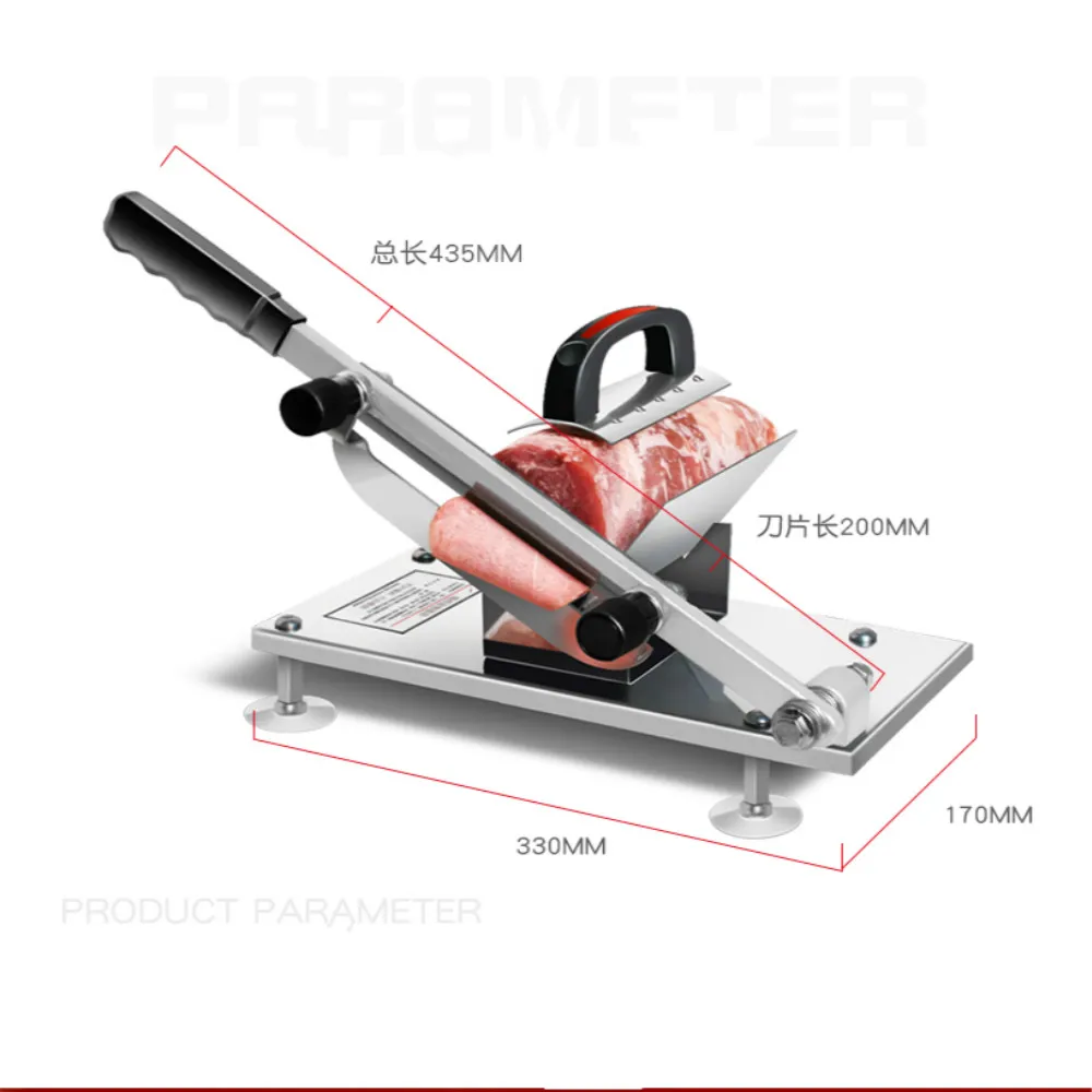 

manual food processor Beef and mutton Slicer Manual Meat slicer Household Meat slicer Extended blade