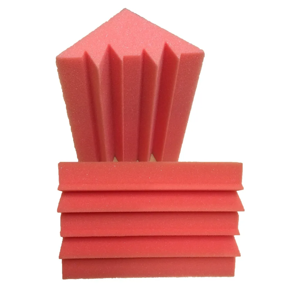 New Acoustic Bass Trap Studio Corner Foam Jacinth Color Soundproof Foam