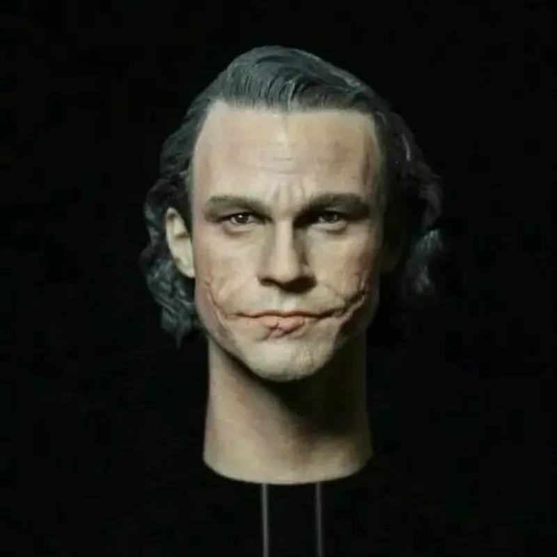 

1/6 Scale Head Sculpt For Health Ledger Joker Without Makeup CGLT-09S in stock