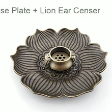 1 комплект(1 Бауайния Ладан пластины+ 1 Ладан держатель) медь декоративной надписью Ладан держатель/горелка/пластины