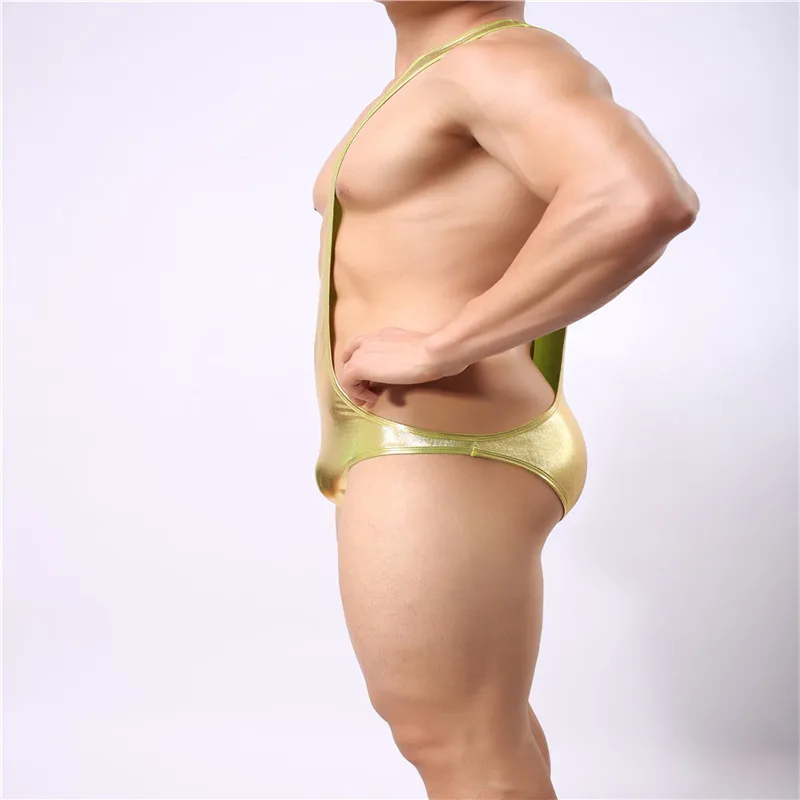 Yufeida الساخن القطن طباعة رجل مثير الذهب والفضة ارتداءها بذلة الحمالة المصارعة القميص الدمى الجسم البدلة Yufeida الساخن القطن طباعة رجل مثير الذهب والفضة ارتداءها بذلة الحمالة المصارعة القميص الدمى الجسم البدلة