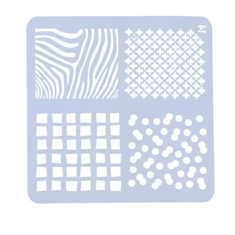 

Handcraft Template Stencils for DIY Scrapbooking Plastic Hollow Ruler Photo Album Drawing Painting Tool School Office Supplies