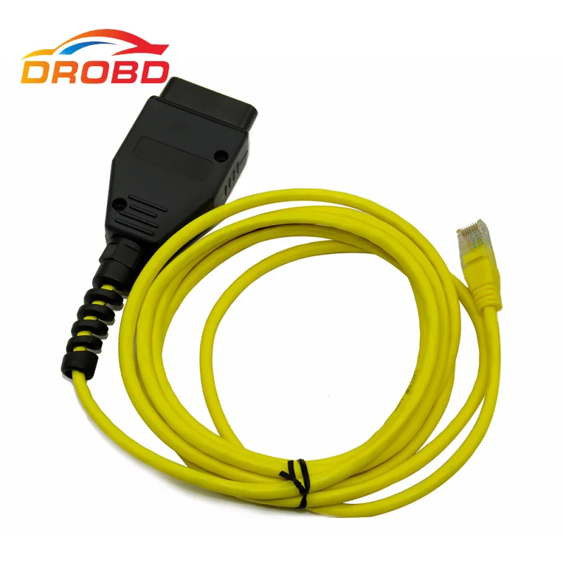 

Best new ESYS 3.23.4 V50.3 Data Cable For bmw ENET Ethernet to OBD OBDII Interface E-SYS ICOM Coding yellow Cable for F-serie