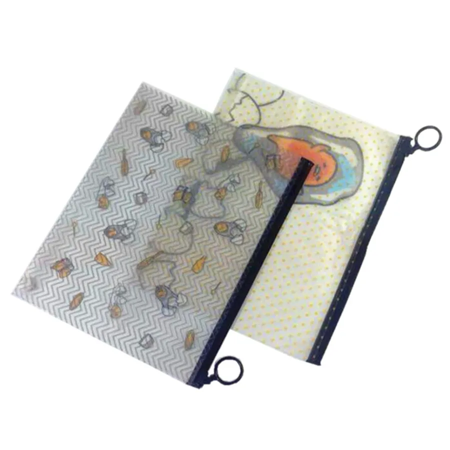 

1pcs/lot Egg Zipper Bag With One Egg And Multiple Eggs Two Selections Transparent Mesh Pencil Case