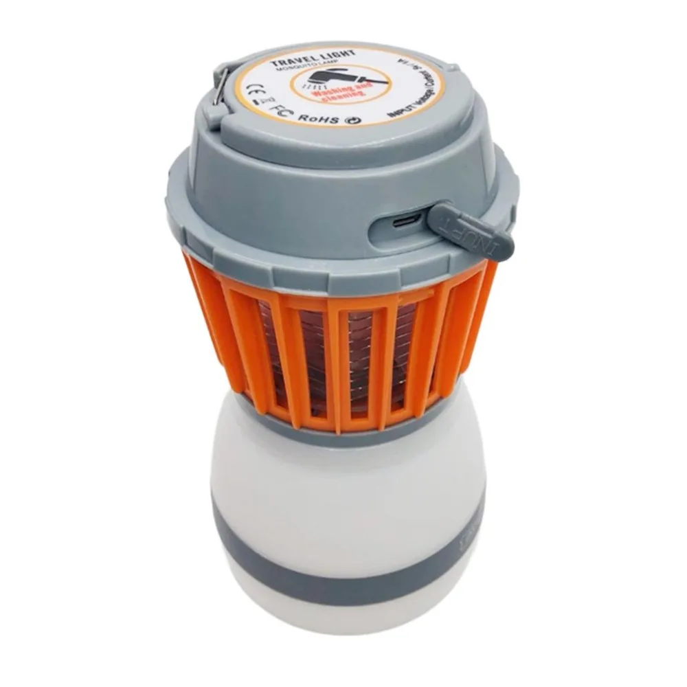 Multifunction Solar Mosquito Zapper Repellent LED Camping Light