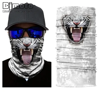 

Motorcycle Face Shield Sun Mask Balaclava Animal Head Party Halloween Costume Zoo Party Supplies Mascaras de paintball scrarf