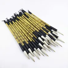 8 шт. китайской каллиграфии кисти пера множество волокон художник картина написание рисования кистью шерстяные волосы начинающих написание статей