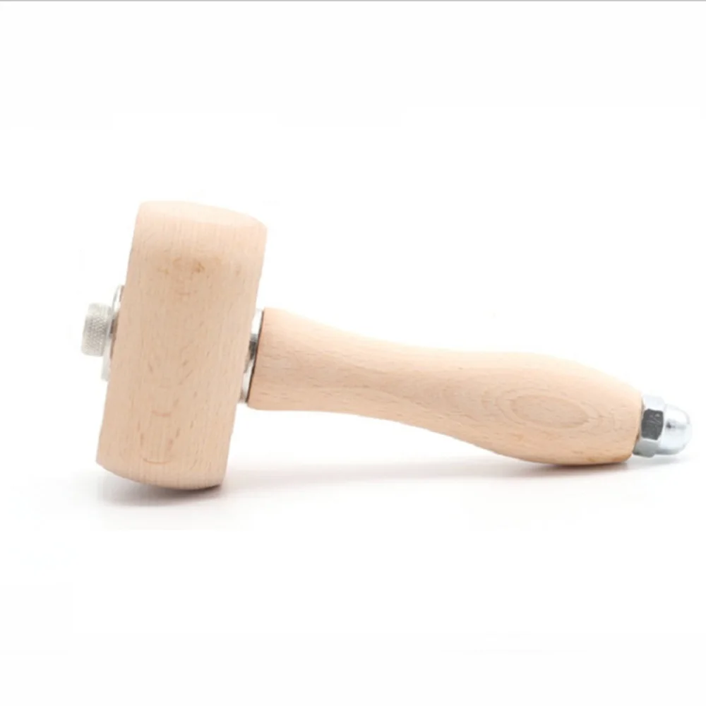 

19CM Wood Hammer Carving Mallet Sew Leather Engraving Printing Hammer Craft Working Carvers Tools For Woodwork Carpentry