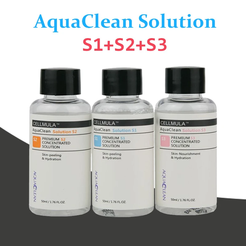 

Aqua Clean Solution / Aqua Peel Concentrated Solution 50ml Per Bottle Aqua Facial Serum Hydra Facial Serum For Normal Skin